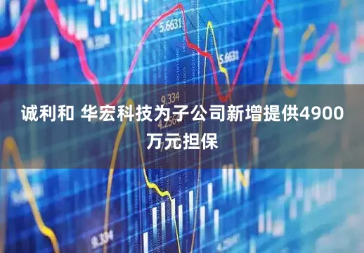 诚利和 华宏科技为子公司新增提供4900万元担保
