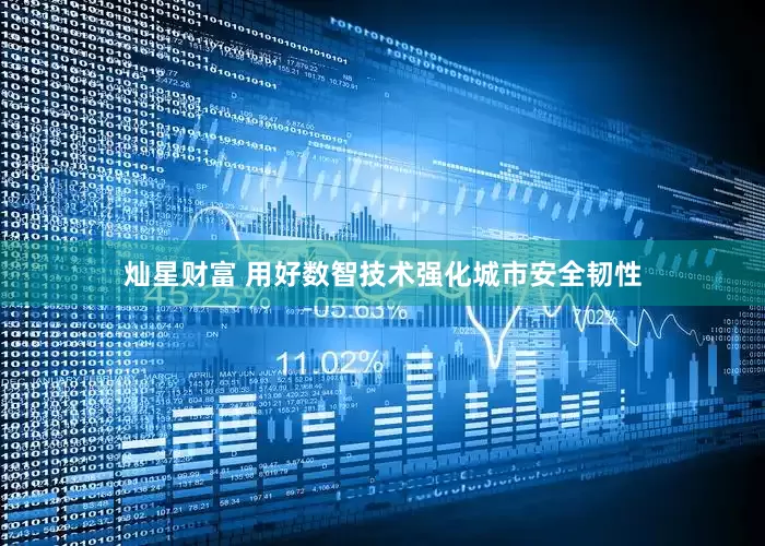 灿星财富 用好数智技术强化城市安全韧性